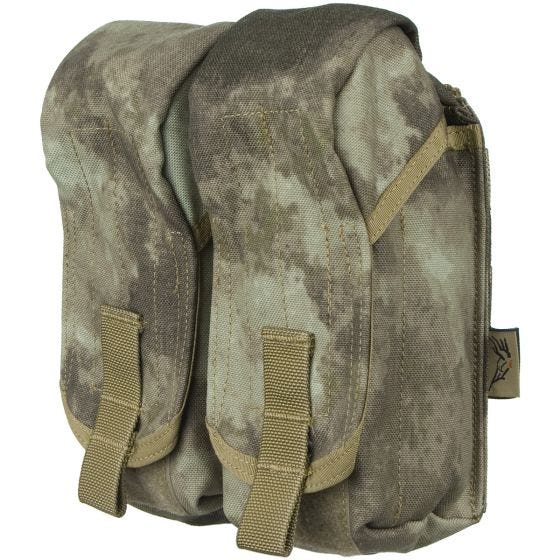 Flyye Doppel-Magazintasche für AK mit MOLLE-Befestigungssystem A-TACS AU