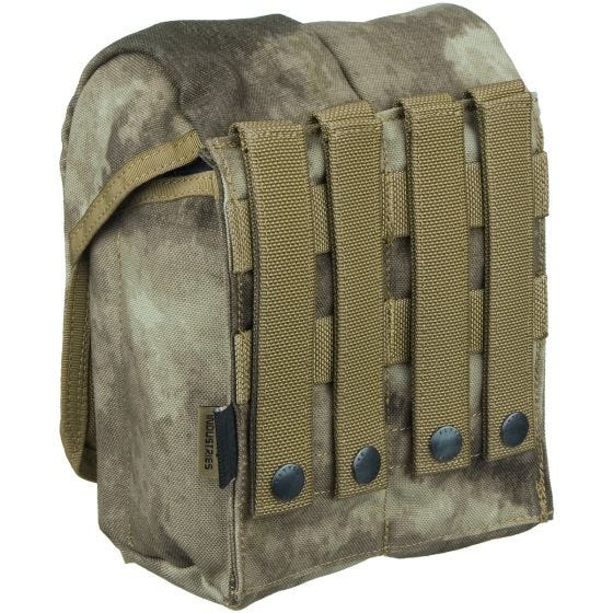 Flyye Doppel-Magazintasche für AK mit MOLLE-Befestigungssystem A-TACS AU