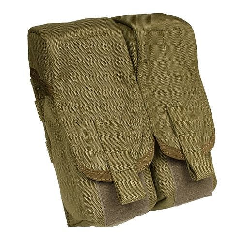 Flyye Doppel-Magazintasche für AK mit MOLLE-Befestigungssystem Coyote Brown