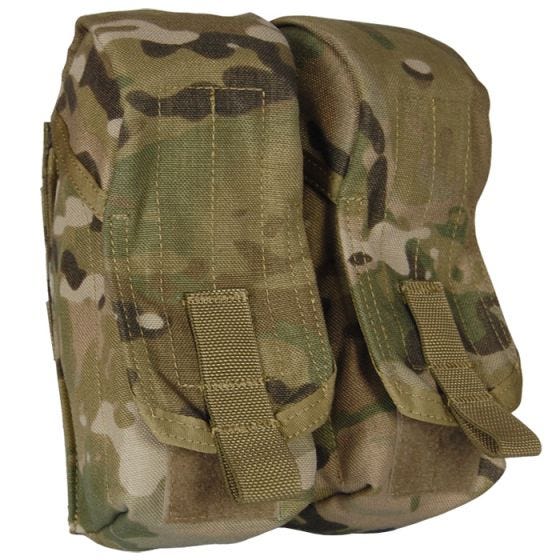 Flyye Doppel-Magazintasche für AK mit MOLLE-Befestigungssystem MultiCam