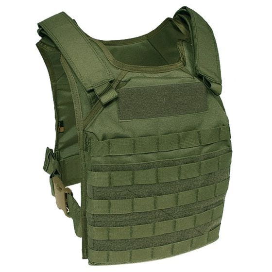 Flyye Fast Attack GEN 1 Plattenträger mit MOLLE-Befestigungssystem Olive Drab