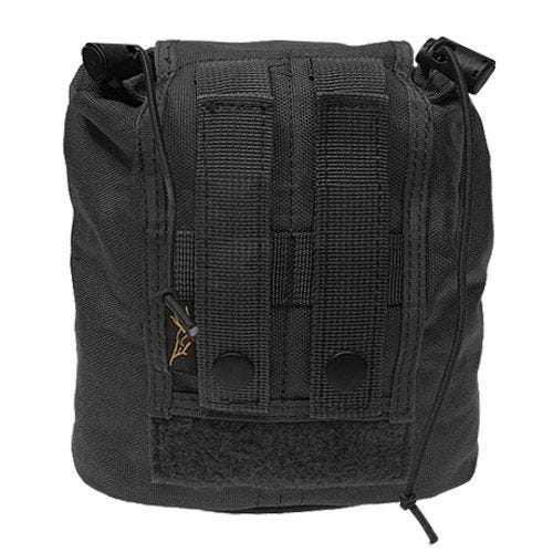 Flyye Faltbare Magazin-Drop-Tasche MOLLE-Befestigungssystem Schwarz