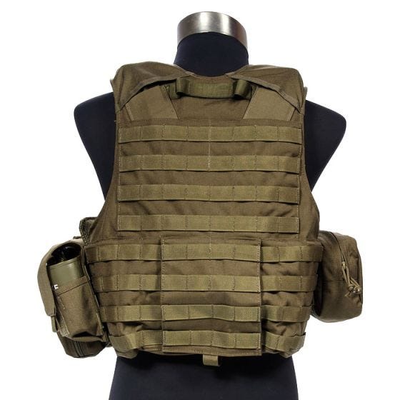 Flyye Force Recon Weste mit Taschen-Set Ver. Land Coyote Brown