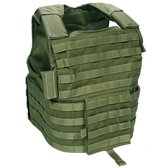 Flyye Force Recon Weste mit Taschen-Set Ver. Land Olive Drab