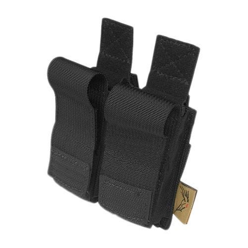 Flyye Doppel-Magazintasche für .45-Kaliber MOLLE-Befestigungssystem Schwarz