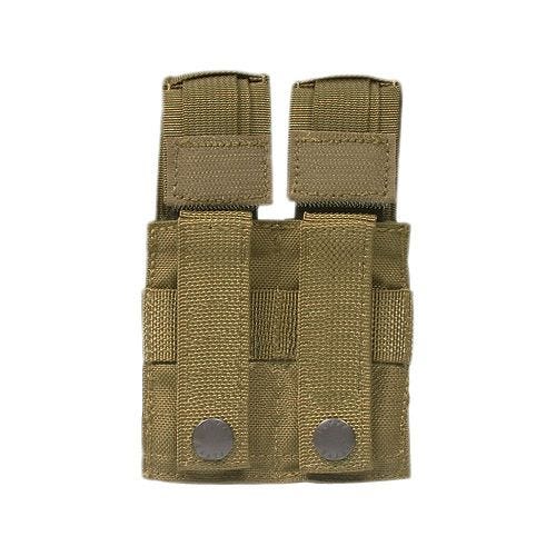 Flyye Doppel-Magazintasche für .45-Kaliber MOLLE-Befestigungssystem Coyote Brown
