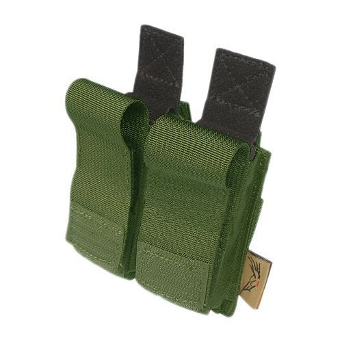 Flyye Doppel-Magazintasche für .45-Kaliber MOLLE-Befestigungssystem Olive Drab