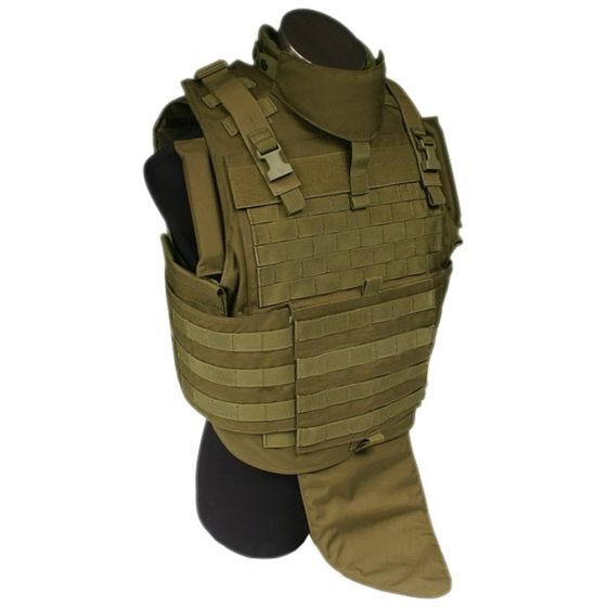 Flyye MOLLE MTV Weste Coyote Brown
