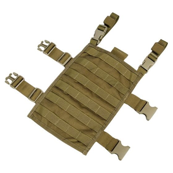 Flyye MOLLE-Beinplatte rechteckig Coyote Brown