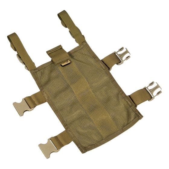 Flyye MOLLE-Beinplatte rechteckig Coyote Brown