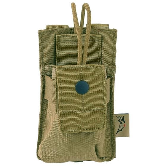 Flyye Short Tasche für Handfunkgerät MOLLE-Befestigungssystem Khaki