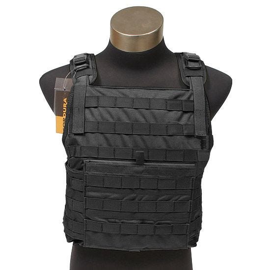 Flyye MOLLE Style PC Plattenträger Schwarz