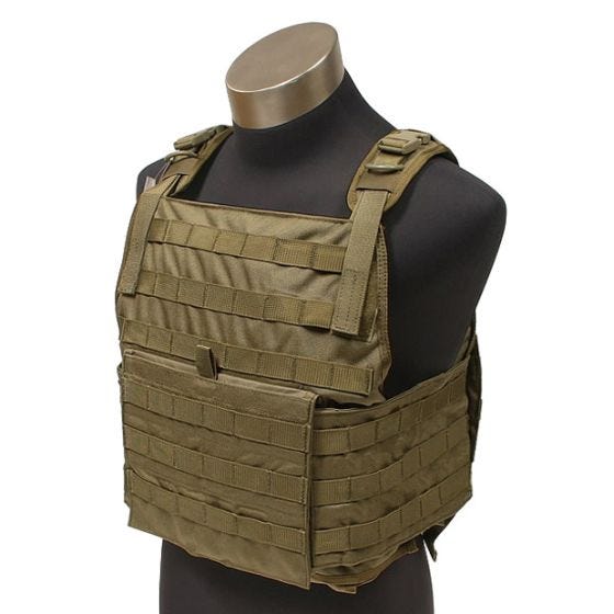 Flyye MOLLE Style PC Plattenträger Coyote Brown