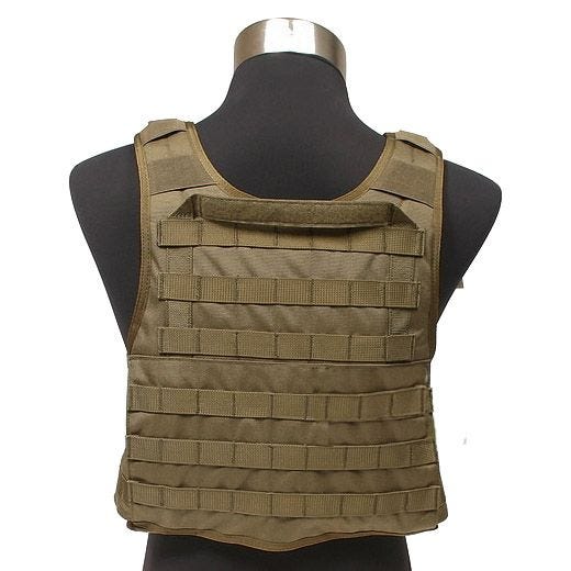 Flyye MOLLE Style PC Plattenträger Coyote Brown