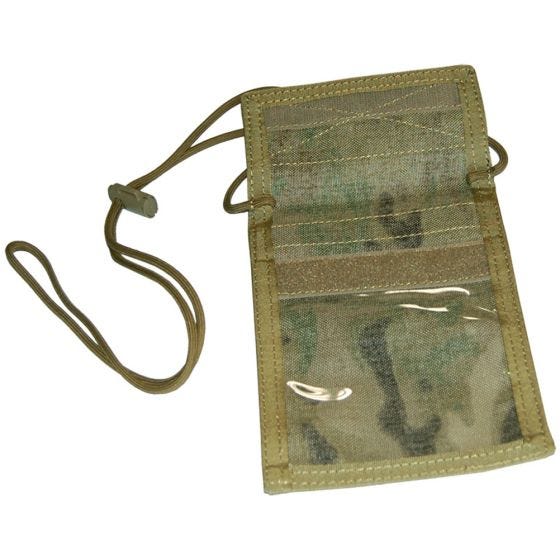 Flyye Ausweishülle zum Umhängen MultiCam