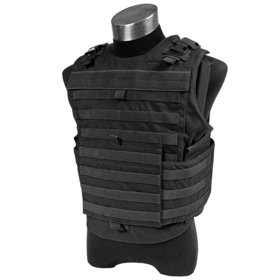 Flyye Spartan Weste Schwarz