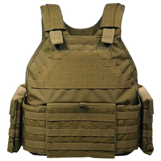 Flyye MOLLE SPC Taktische Schutzweste Coyote Brown