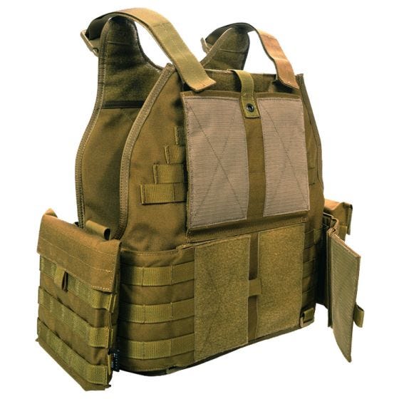 Flyye MOLLE SPC Taktische Schutzweste Coyote Brown