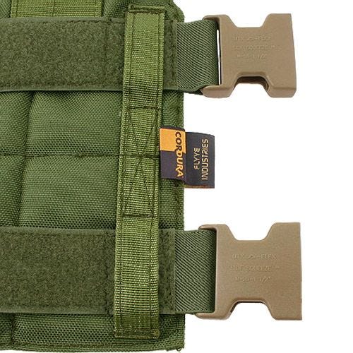 Flyye MOLLE Style Beinplatte Olive Drab