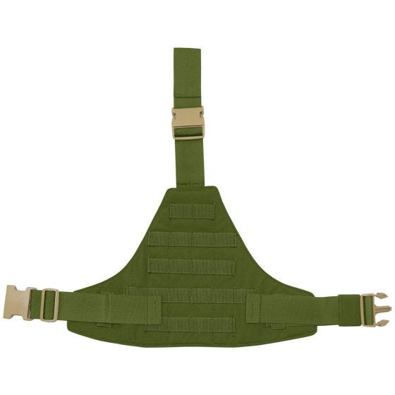 Flyye MOLLE-Beinplatte Dreieck Olive Drab