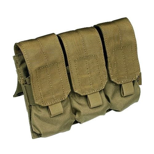 Flyye Dreifach-Magazintasche für M4/M16 mit MOLLE-Befestigungssystem Khaki