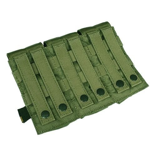 Flyye Dreifach-Magazintasche für M4/M16 mit MOLLE-Befestigungssystem Olive Drab