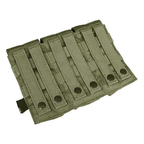 Flyye Dreifach-Magazintasche für M4/M16 mit MOLLE-Befestigungssystem Ranger Green