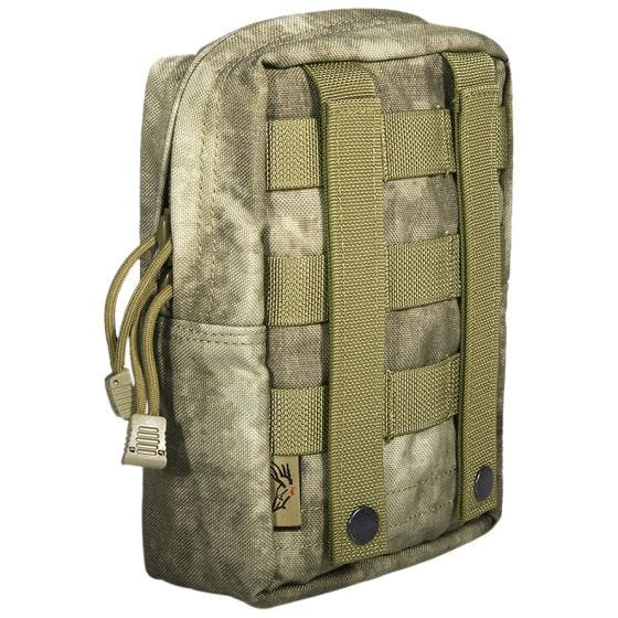 Flyye Hochformat-Tasche für Zubehör MOLLE-Befestigungssystem A-TACS AU