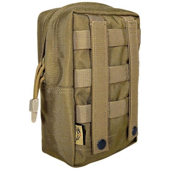 Flyye Hochformat-Tasche für Zubehör MOLLE-Befestigungssystem Coyote Brown