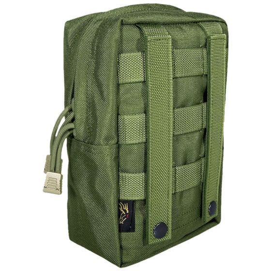Flyye Hochformat-Tasche für Zubehör MOLLE-Befestigungssystem Olive Drab