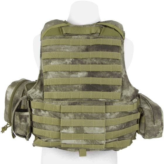 Flyye Force Recon Weste mit Taschen-Set Ver. Maritim A-TACS AU