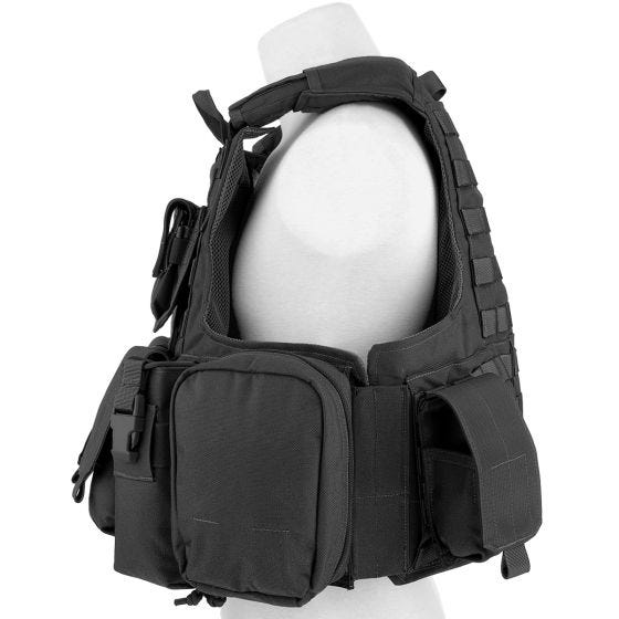 Flyye Force Recon Weste mit Taschen-Set Ver. Maritim Schwarz