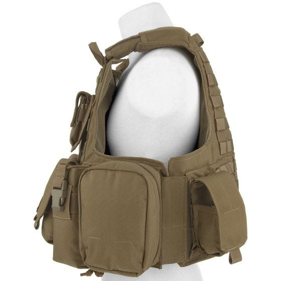 Flyye Force Recon Weste mit Taschen-Set Ver. Maritim Coyote Brown