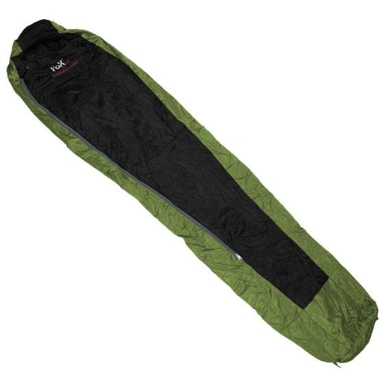 Fox Outdoor Duralight Schlafsack OD Green / Schwarz