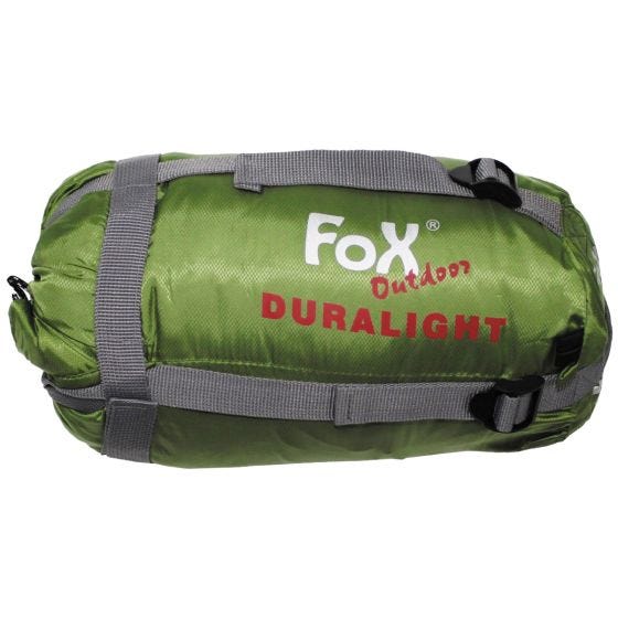 Fox Outdoor Duralight Schlafsack OD Green / Schwarz