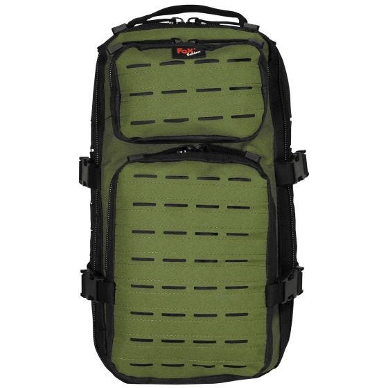 Fox Outdoor Einsatz-/Reiserucksack Schwarz / OD Green