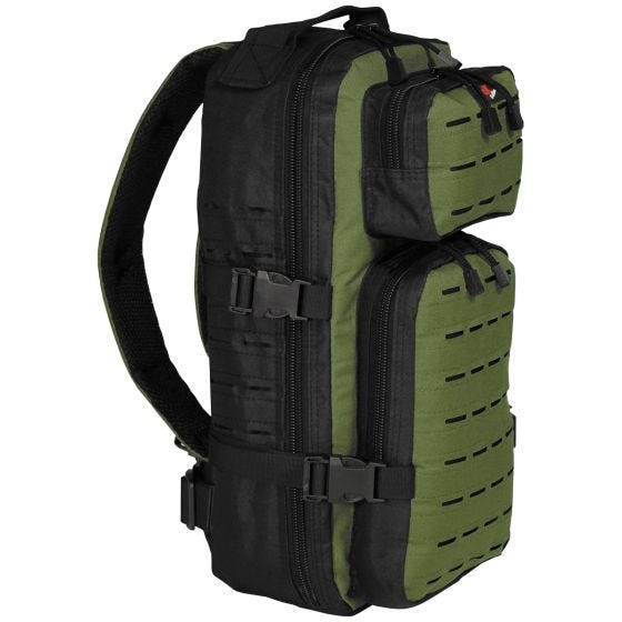 Fox Outdoor Einsatz-/Reiserucksack Schwarz / OD Green