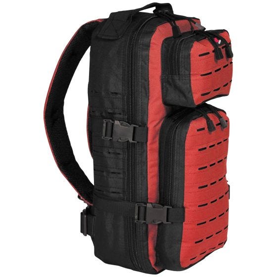 Fox Outdoor Einsatz-/Reiserucksack Schwarz / Rot
