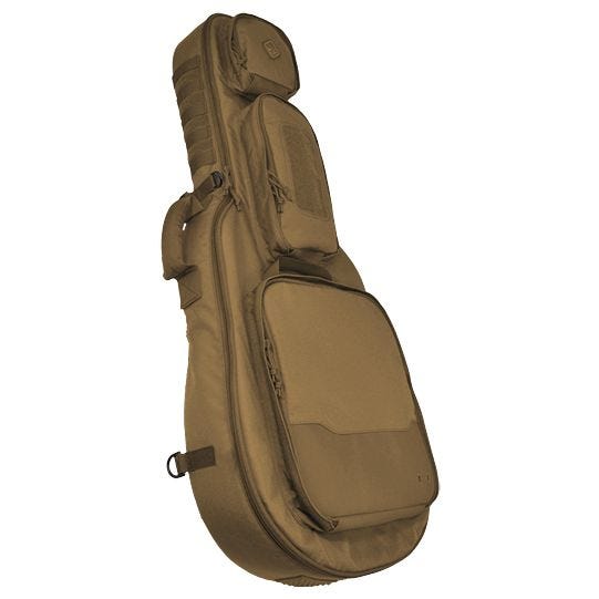 Hazard 4 Battle Axe Gitarrenförmige Gewehrtasche mit Polsterung Coyote
