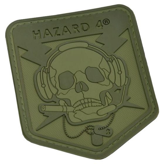 Hazard 4 Operator Skull 3D-Patch OD Green