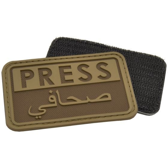 Hazard 4 Press/Arabic 3D-Patch für Reporter Coyote
