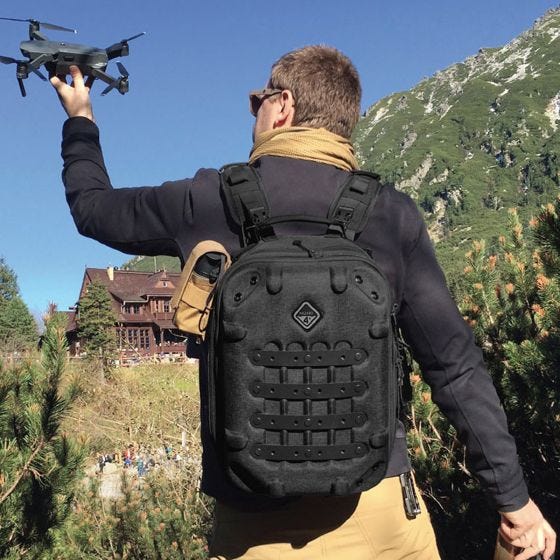 Hazard 4 Grill Hard MOLLE Foto-Rucksack - Schwarz