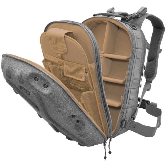 Civilian Lab Grayman Pillbox Hardshell-Tagesrucksack Grau