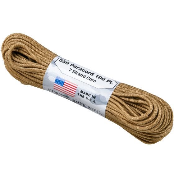 Atwood Rope 550 Lbs. Fallschirmschnur Coyote