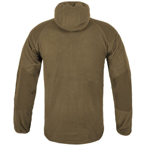 Helikon Alpha Kapuzenjacke aus Gitterfleece Coyote