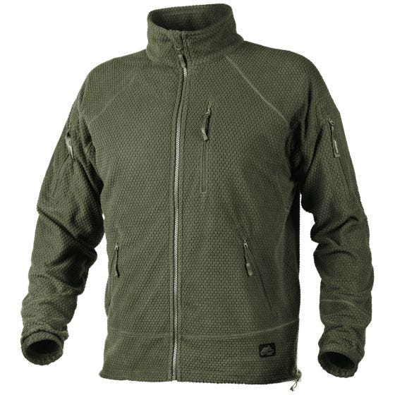 Helikon Alpha Einsatzjacke aus Gitterfleece Olive Green