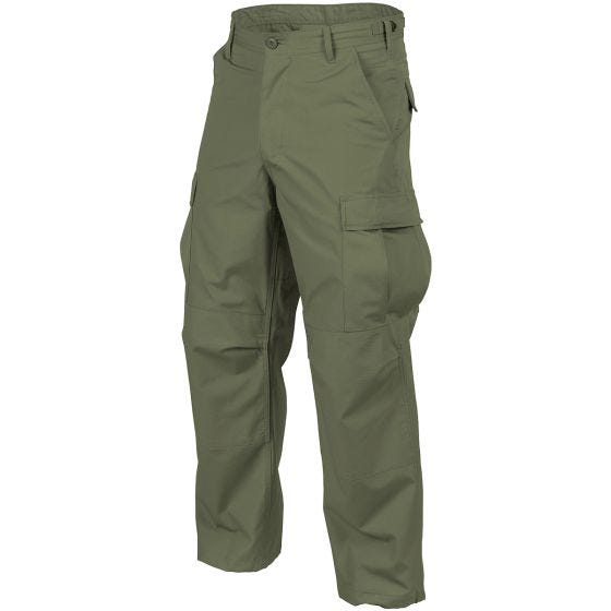 Helikon BDU-Hose aus Baumwoll-Ripstop Olive Green
