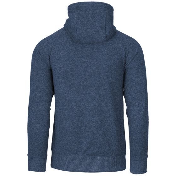 Helikon Covert Taktischer Kapuzenpullover mit durchgehendem Reißverschluss Melange Blau