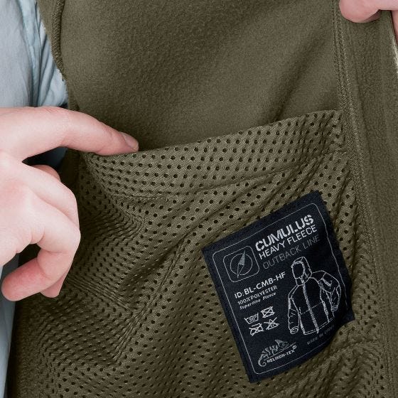 Helikon Cumulus Fleece-Jacke Taiga Green