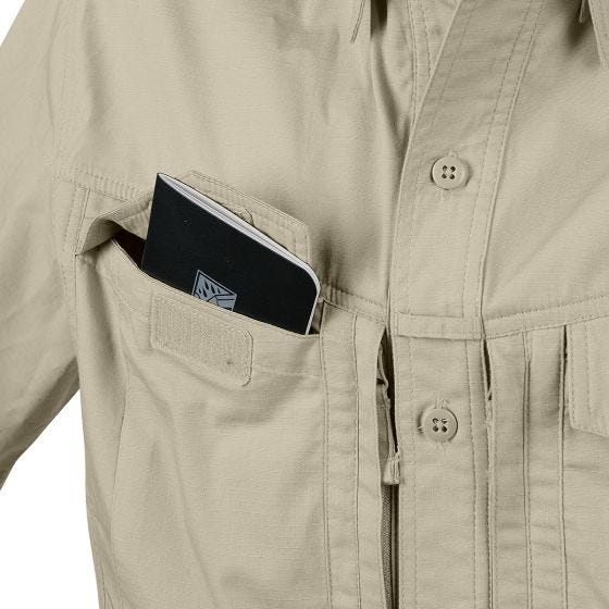Helikon Defender Mk2 langärmliges Hemd Khaki